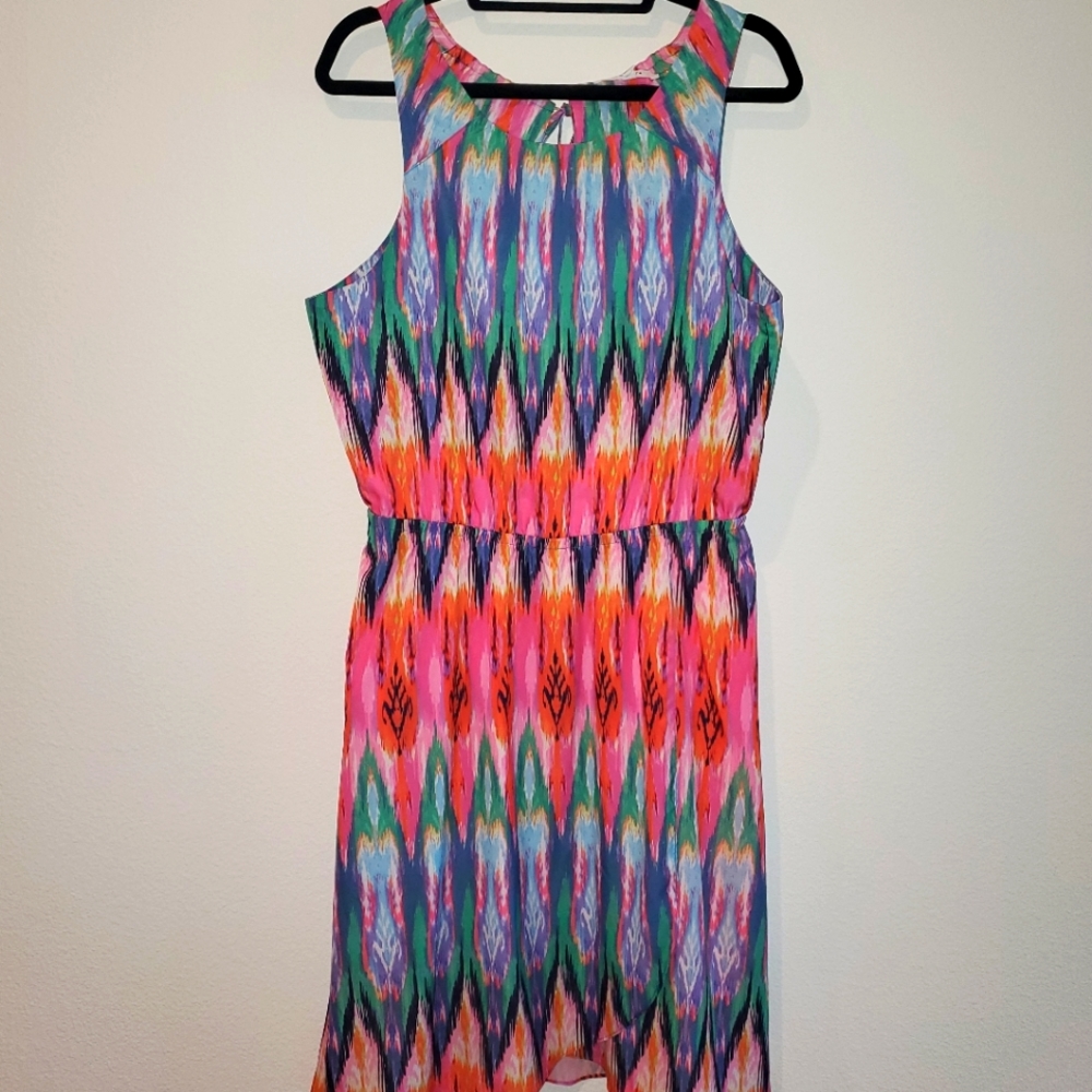 Athleta Bright Martinique Faux Wrap Dress